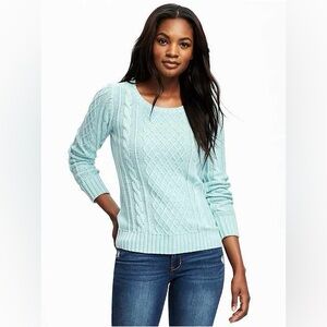 Old Navy Petite Small Classic Cable-Knit Sweater for Women NWT